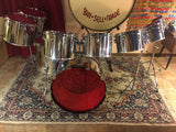 1970's Slingerland 10pc Chrome Drum Set 6"-24"