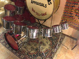 1970's Slingerland 10pc Chrome Drum Set 6"-24"