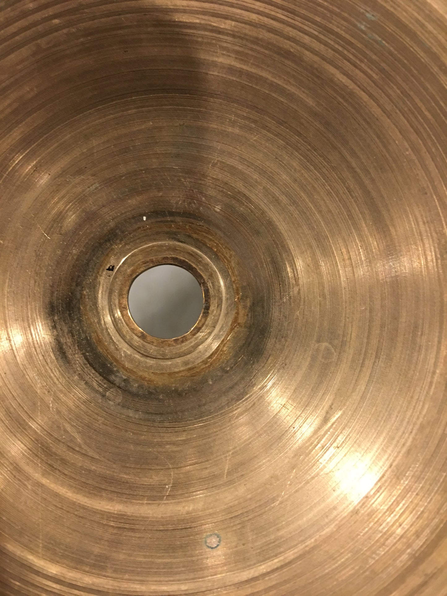 13" Vintage Zildjian A Tran Stamp Hi Hat Cymbal Pair - Light 388/458g #59