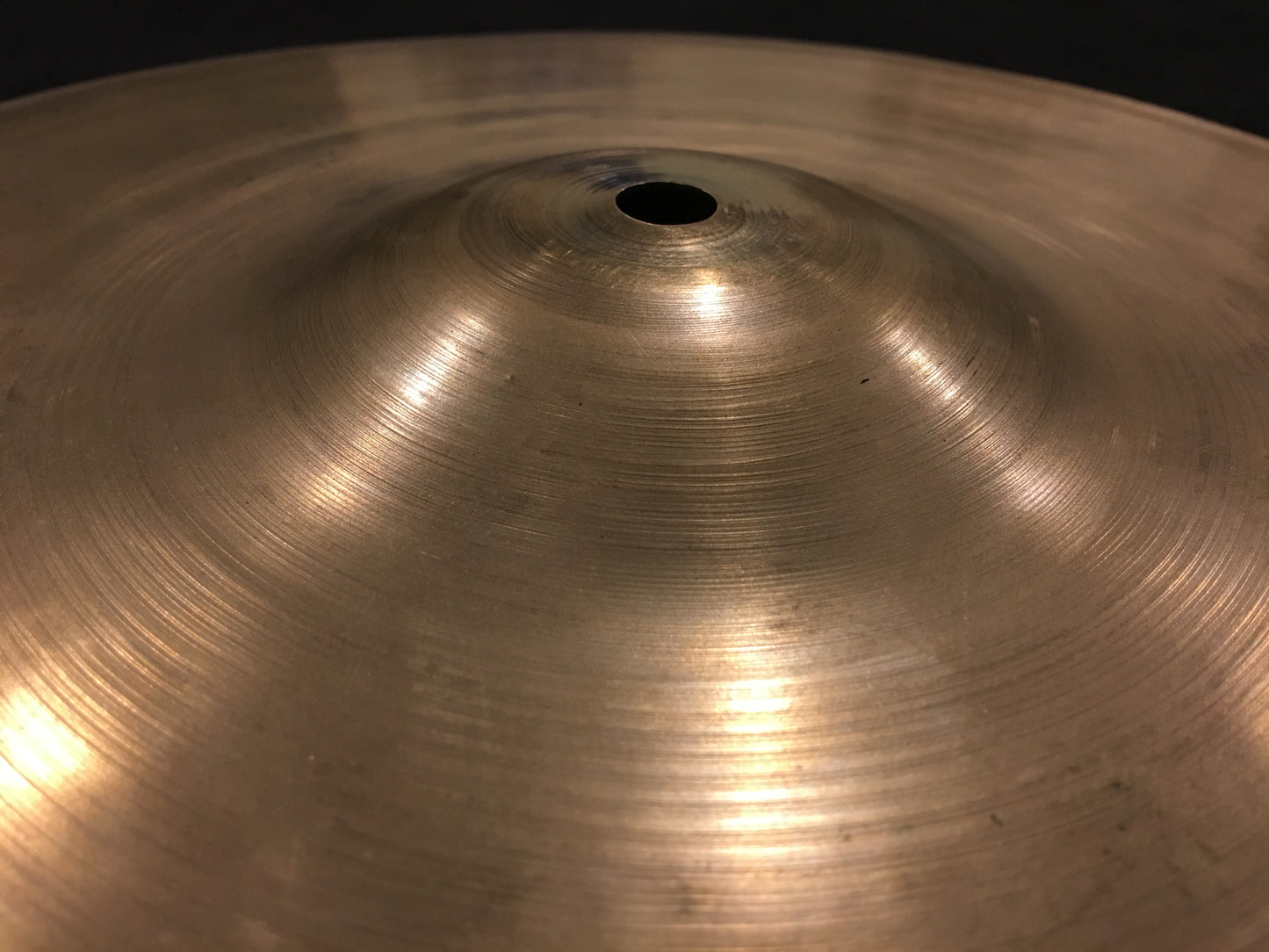 14" Early '50s Zildjian A Tran Stamp Hi Hat Cymbal Pair 600/646g #262