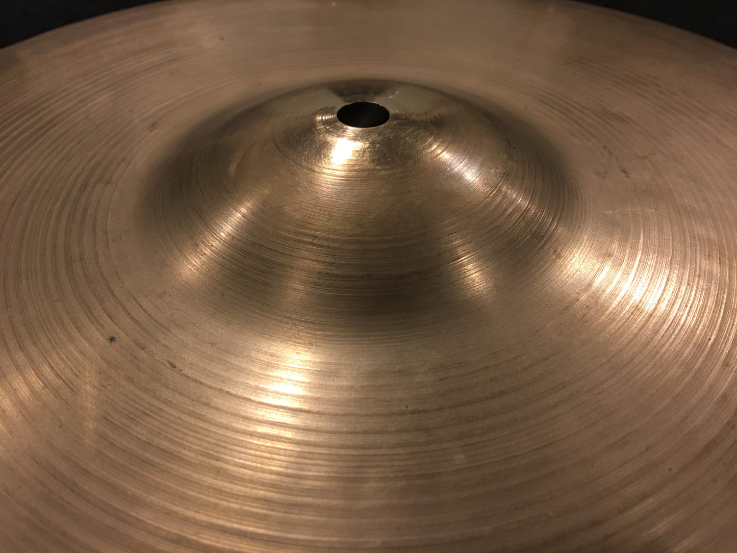14" Early '50s Zildjian A Tran Stamp Hi Hat Cymbal Pair 600/646g #262
