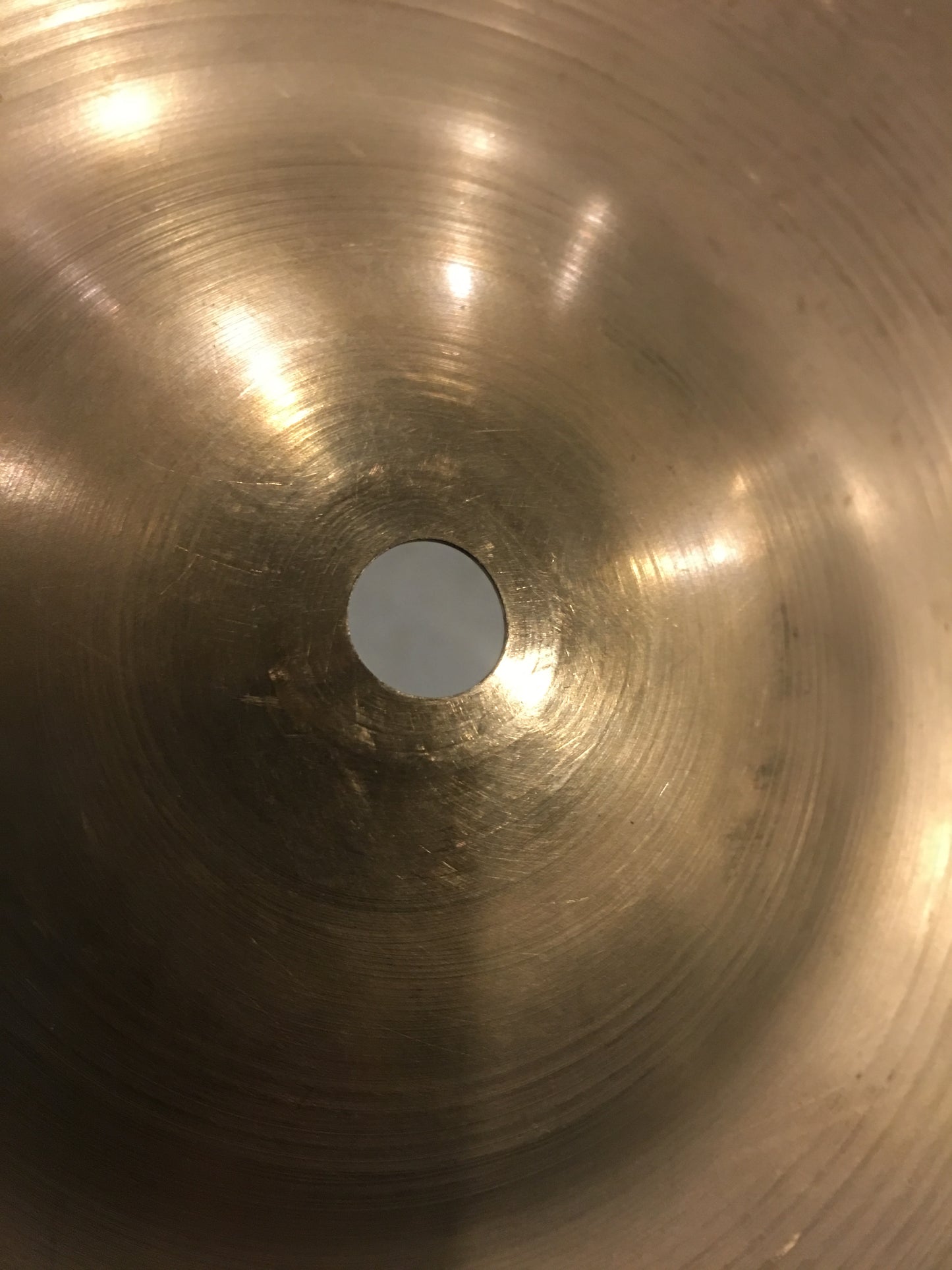 14" Early '50s Zildjian A Tran Stamp Hi Hat Cymbal Pair 600/646g #262