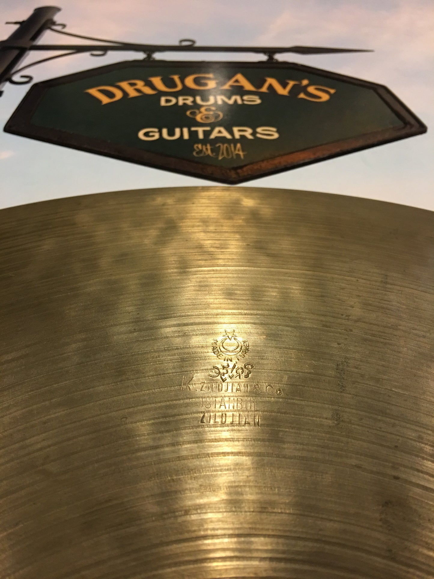 18" Zildjian K Istanbul Hand Hammered Turkish Crash / Ride Cymbal New Stamp 1508g #445