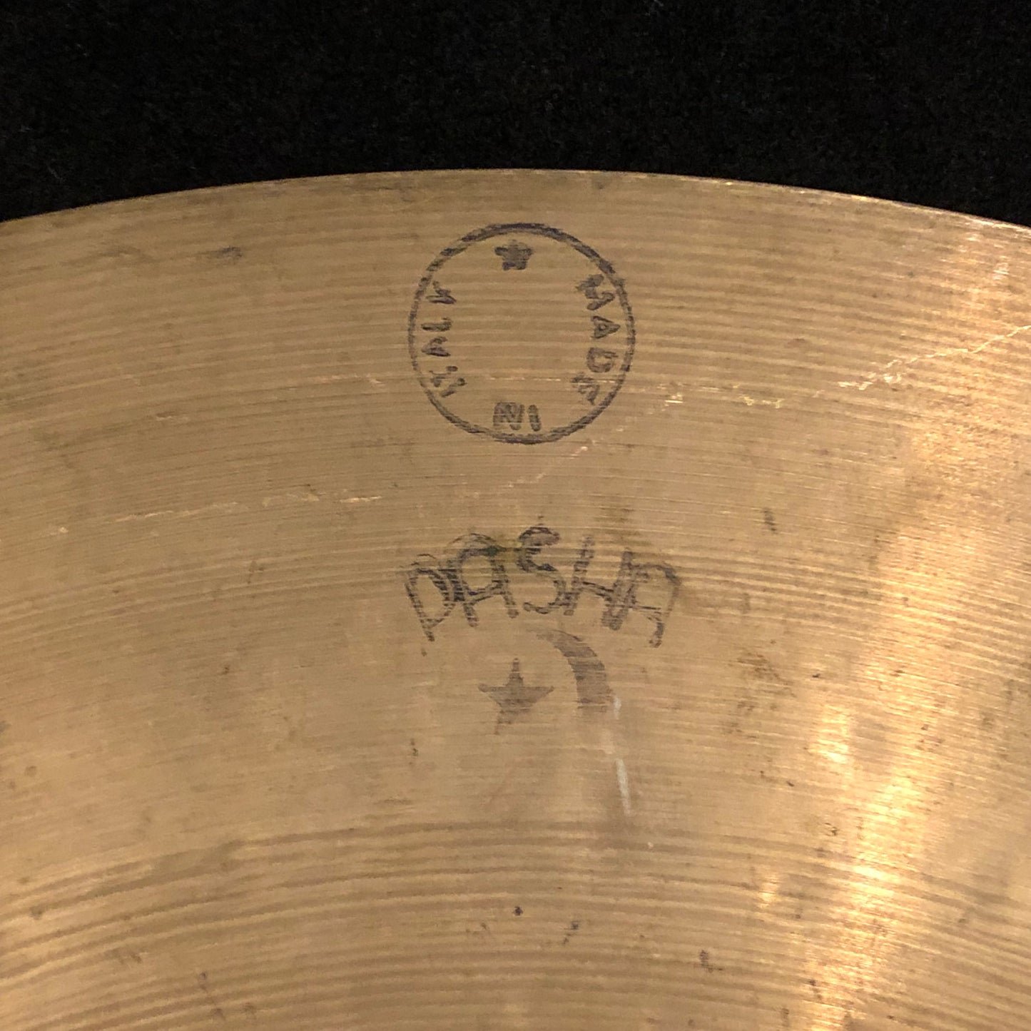 14" Pasha UFIP 1950s/60s Hi-Hat Cymbal Pair Paper Thin Rogers 568g/600g #714