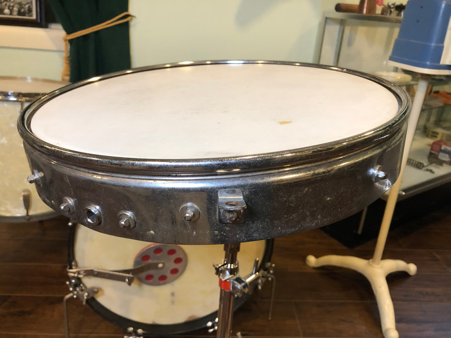 Vintage Ralph Kester 16" Flat Jacks Marching Snare Drum