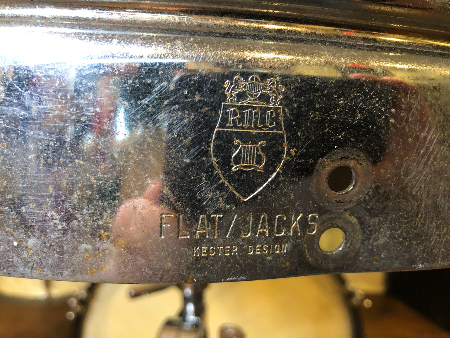 Vintage Ralph Kester 16" Flat Jacks Marching Snare Drum