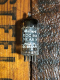 Vintage 1958 Mullard ECC83 12AX7 Preamp Tube Blackburn Factory MC1