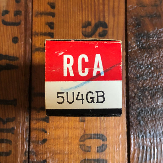 Vintage RCA 5U4GB Rectifier Tube w/ Original Box
