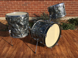 Leedy 1960 Black Diamond Pearl Bop Drum Set 18" Bass