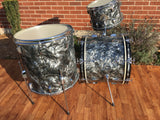 Leedy 1960 Black Diamond Pearl Bop Drum Set 18" Bass