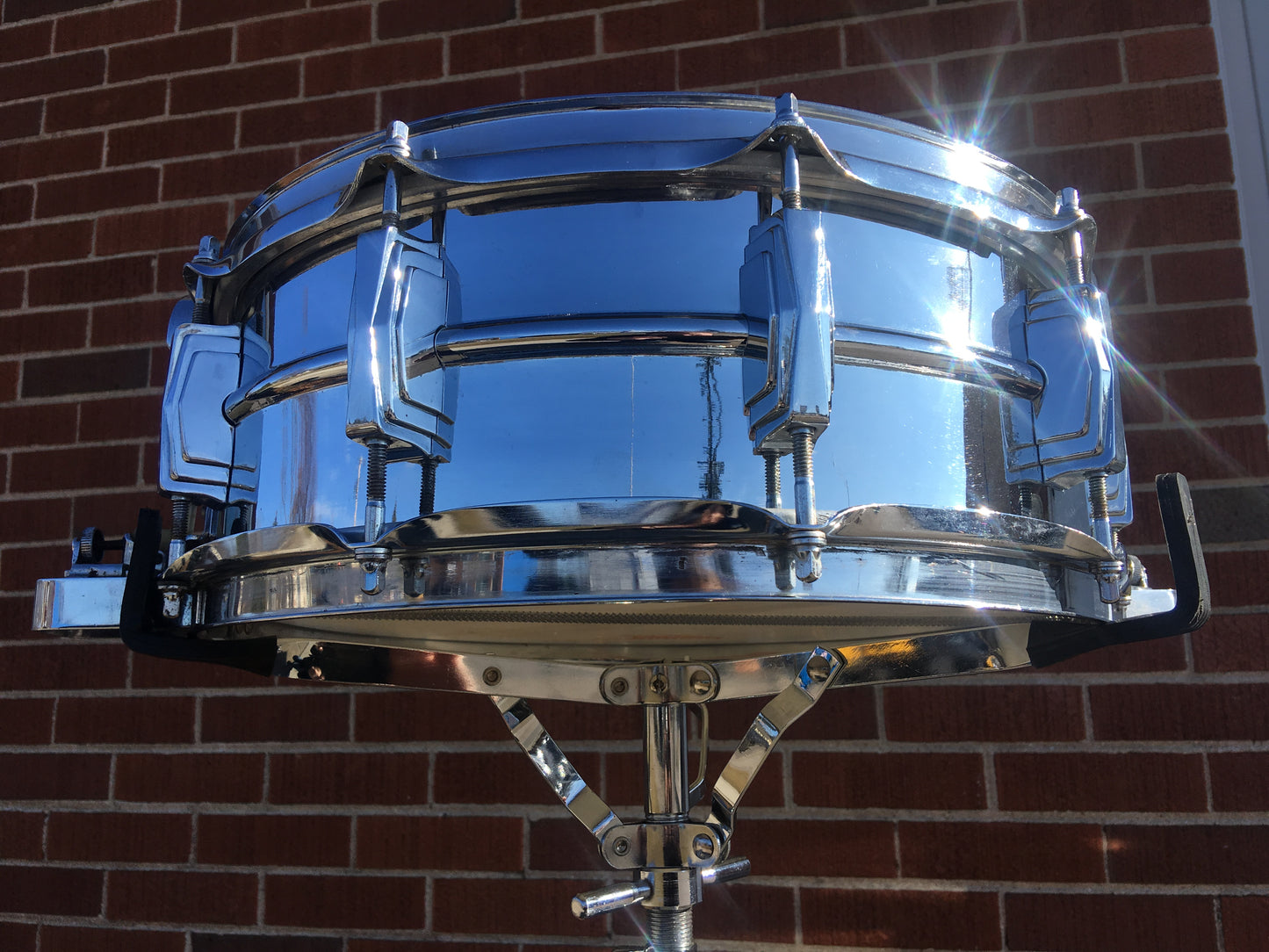1960's Ludwig Super Sensitive Keystone Snare Drum 5x14