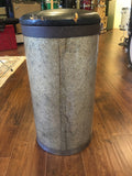 1960's Rogers Silver Sparkle Canister Throne for Drum Set