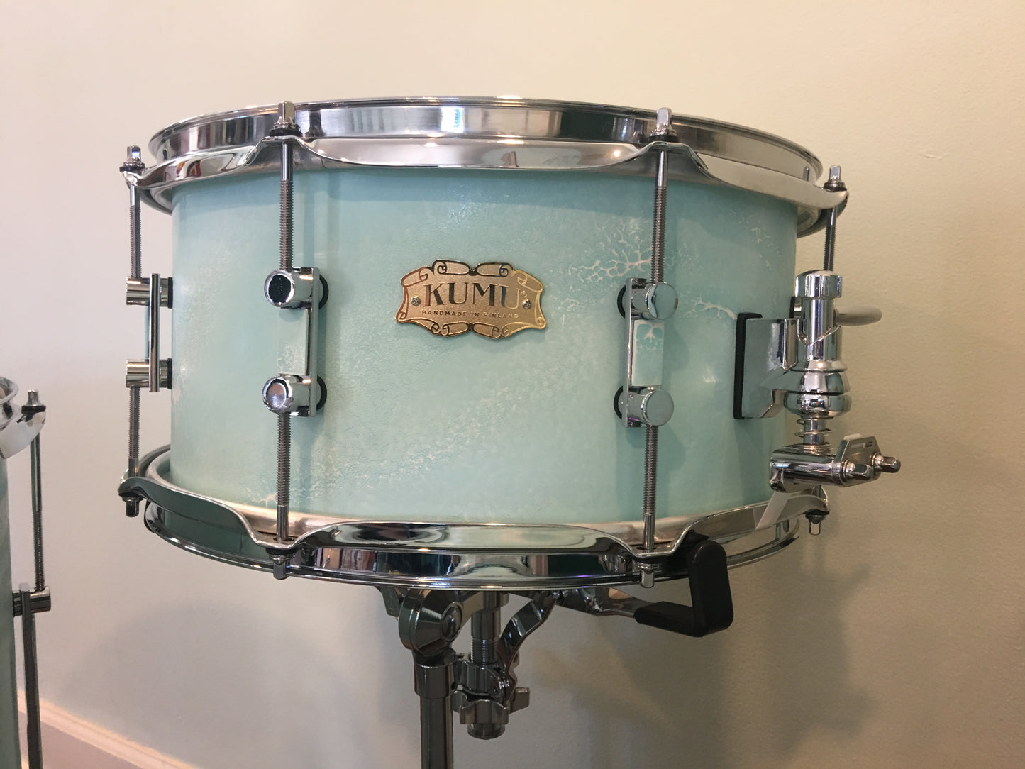 Kumu All Birch Custom One-Off Drum Set in Special Seafoam Finish for NAMM