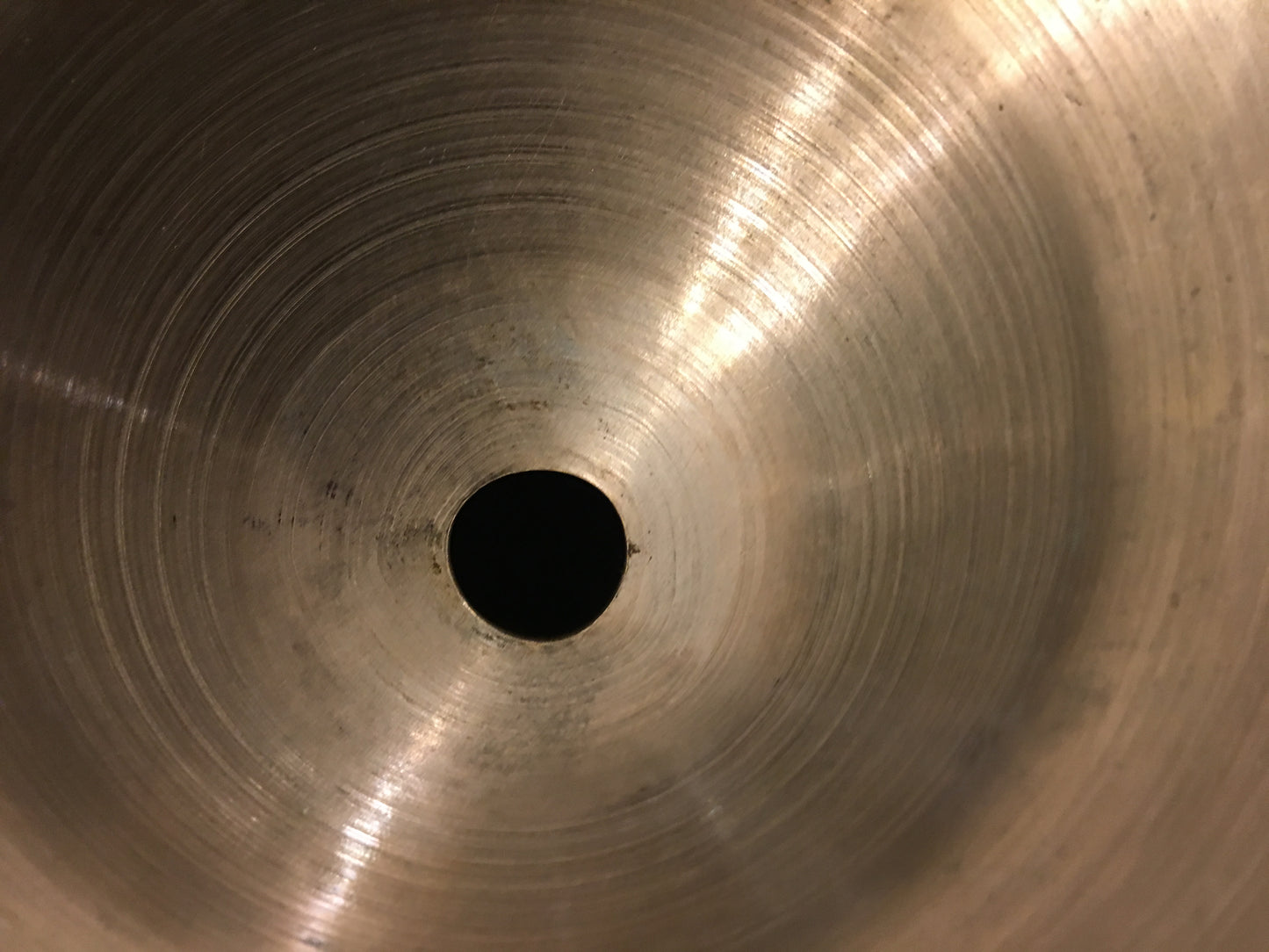 12" 1940's A Zildjian 2nd Stamp (Pre-Trans Stamp) Splash / Crash Cymbal EX THIN 362g #237