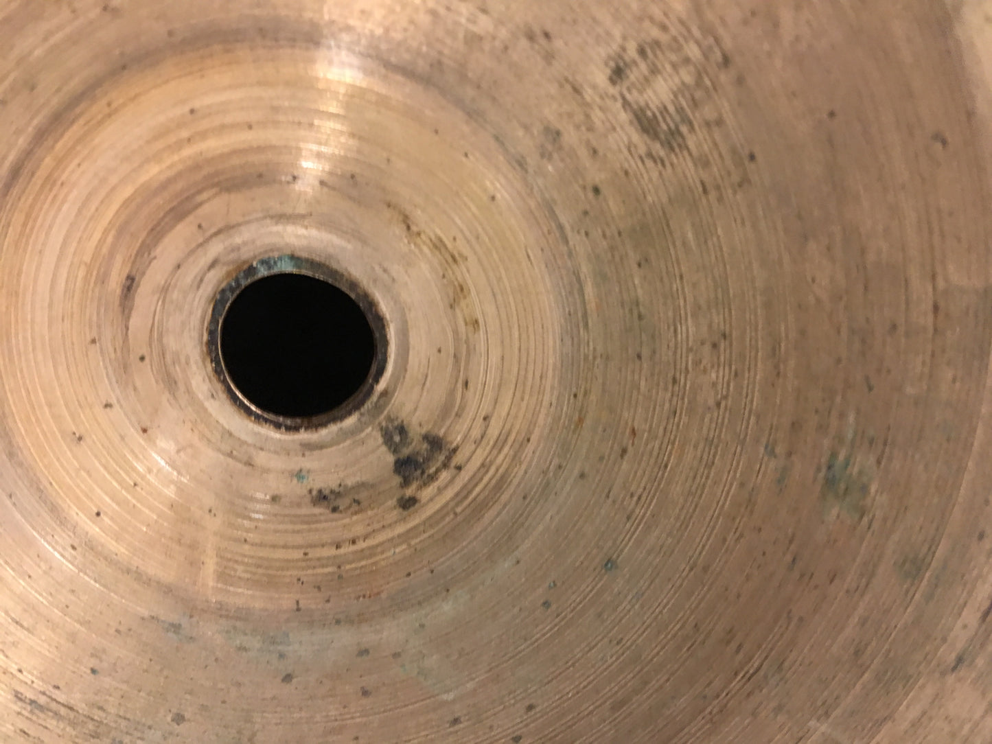 12" 1940's A Zildjian 2nd Stamp (Pre-Trans Stamp) Splash / Crash Cymbal EX THIN 362g #237