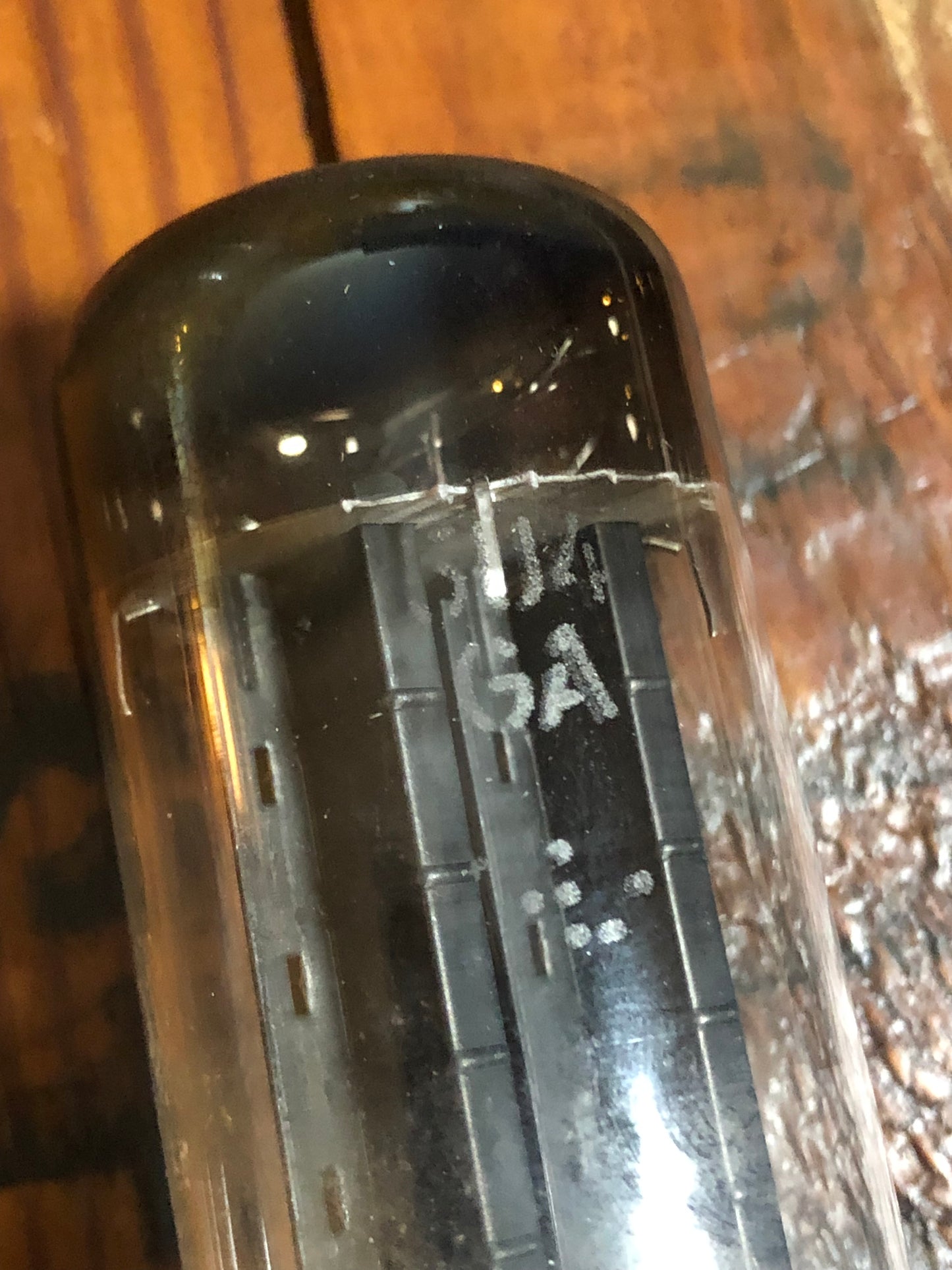 Vintage 1954 GE 5U4GA Rectifier Tube Black Plates Valve General Electric 5U4GB