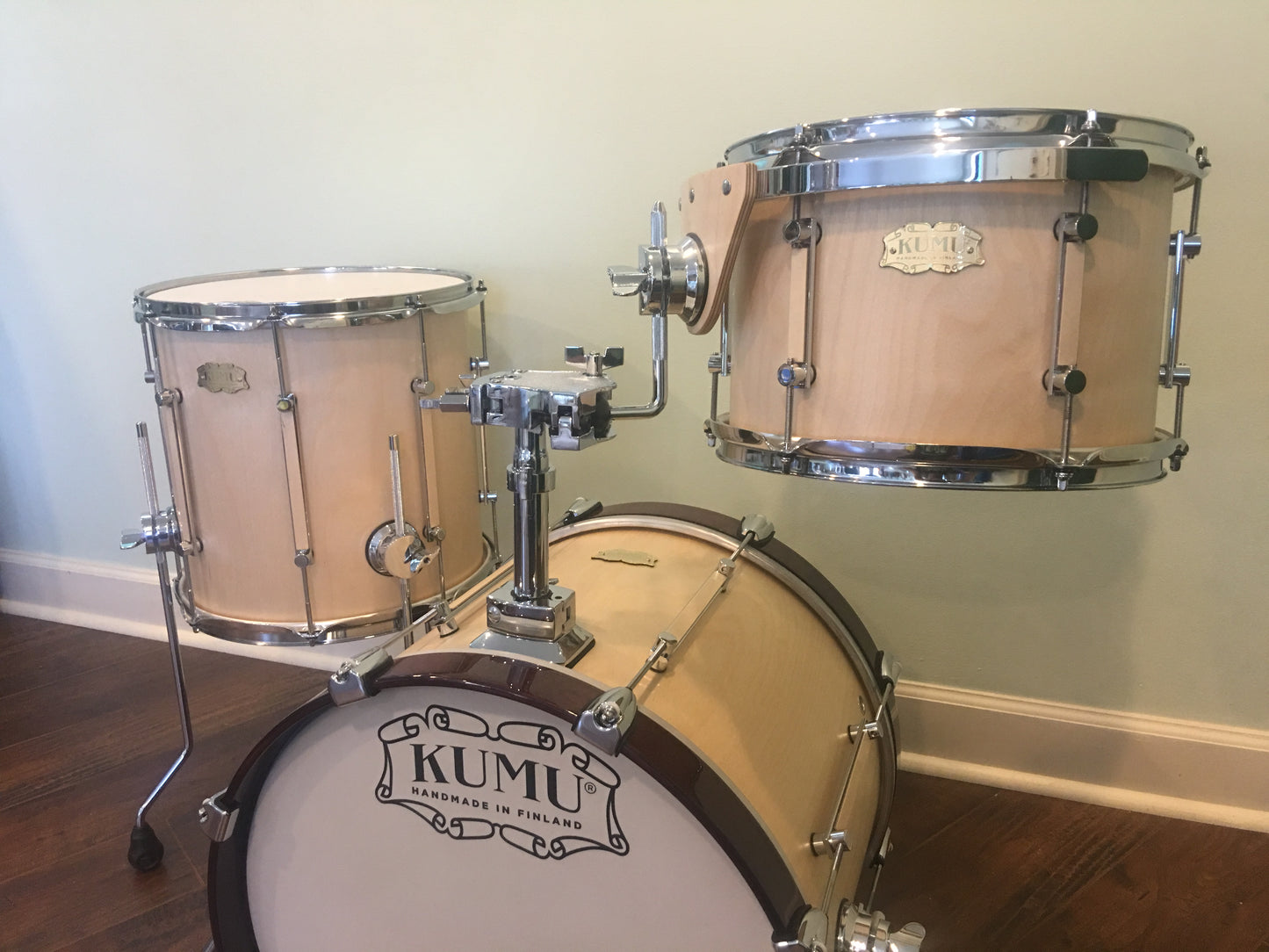 Kumu All Birch NAMM Bop Drum Set - Natural Birch Satin Sound Finish 18/12/14