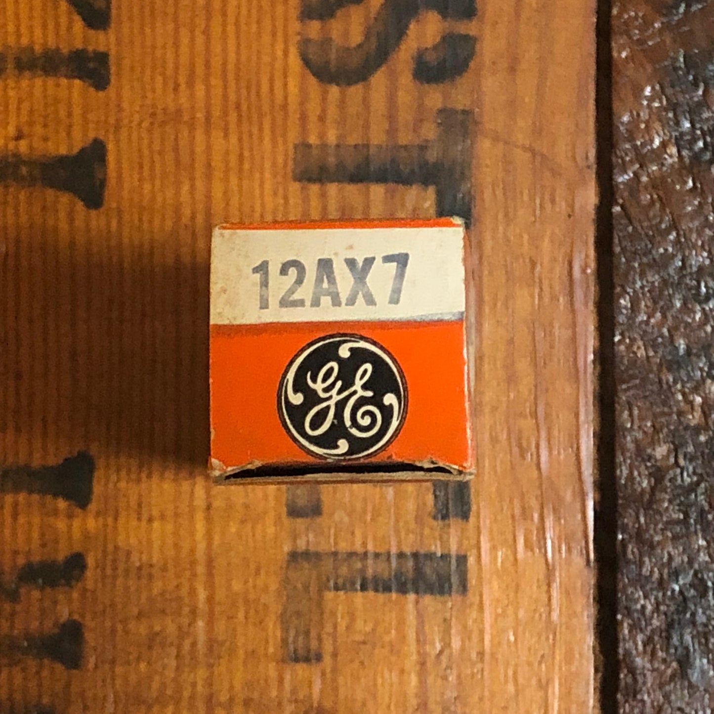 Vintage 1960 GE 12AX7 Preamp Tube General Electric ECC83 Valve