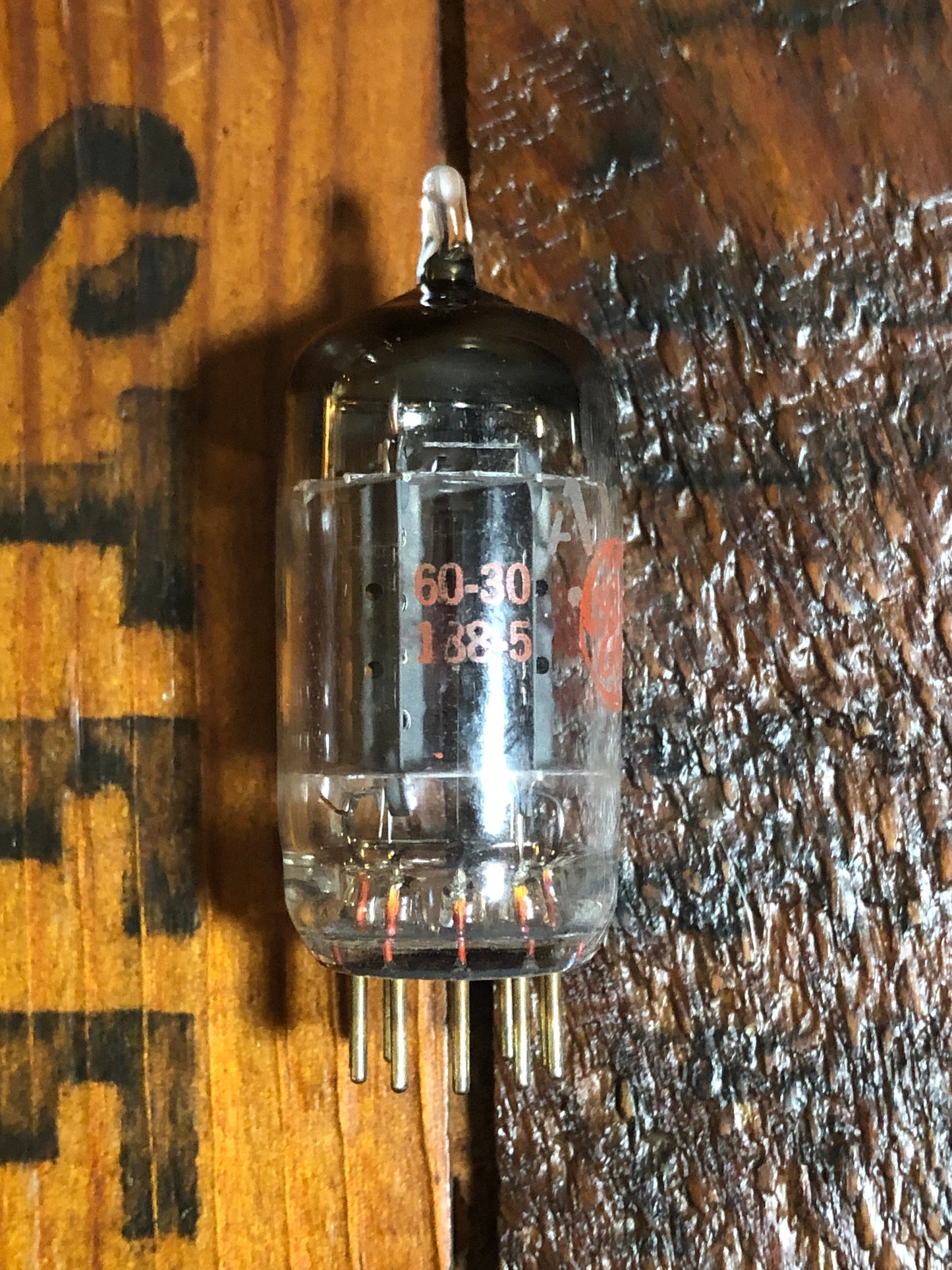 Vintage 1960 GE 12AX7 Preamp Tube General Electric ECC83 Valve