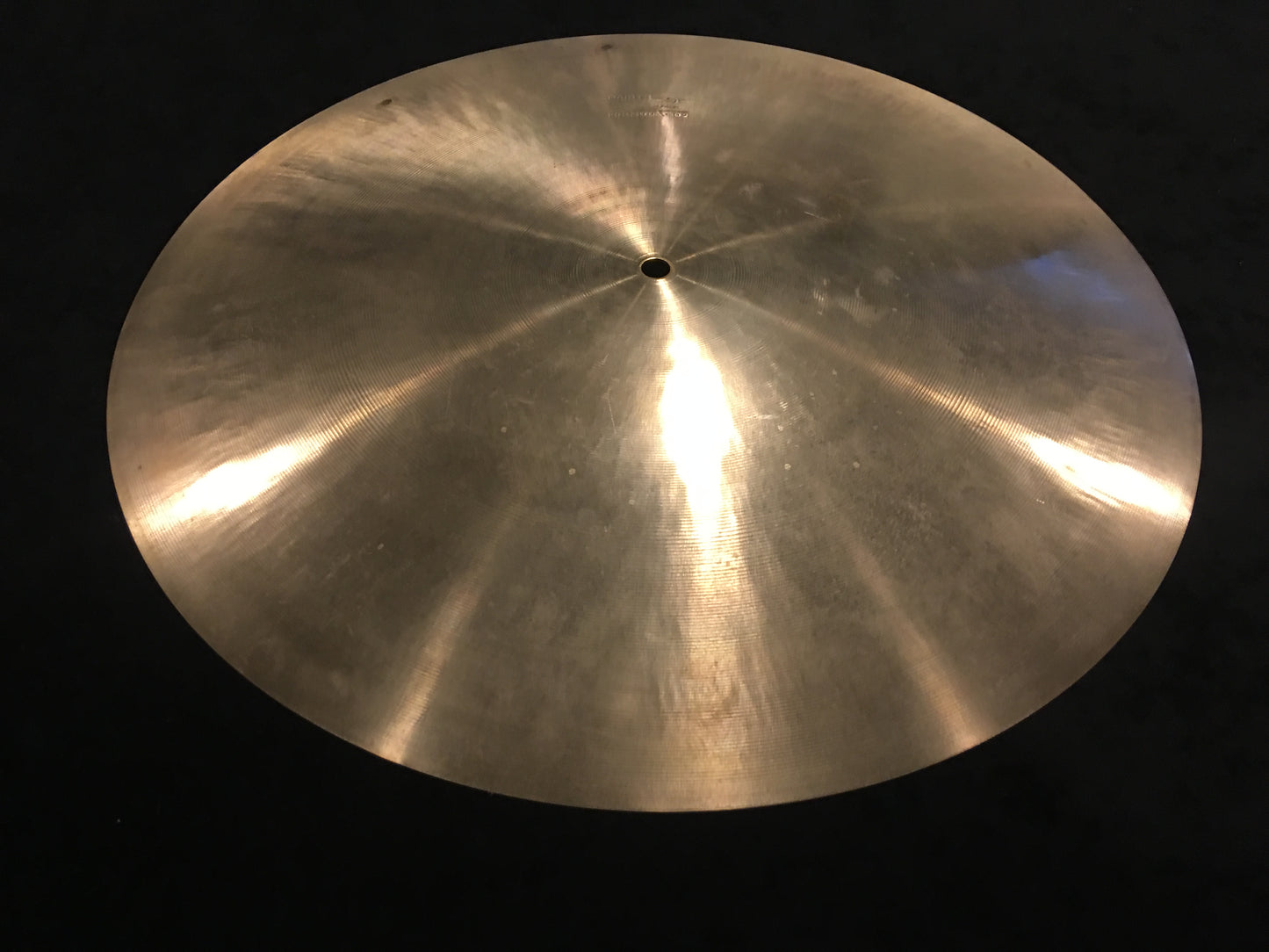 18" Paiste 602 Flat Ride Pre Serial Seven Sound Set Ride Cymbal 1510g RARE! #39