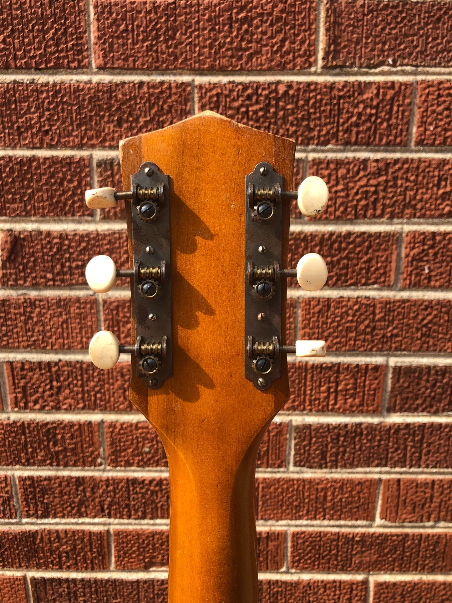 1960s Harmony H162 Tortoise Double Bound Acoustic Guitar Natural