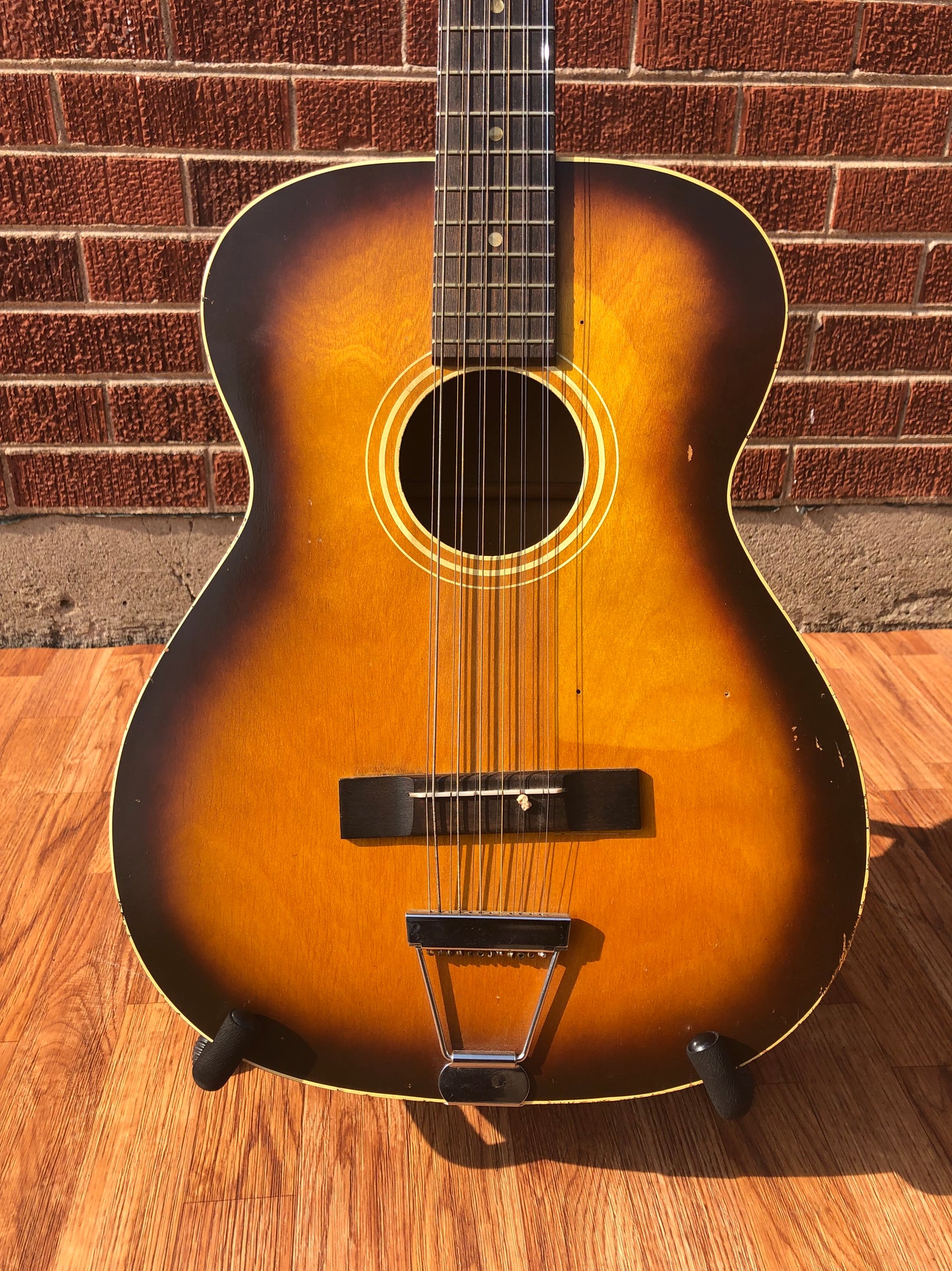 1960s Harmony Stella H912 12-String Acoustic Guitar Sunburst - Kurt Cobain