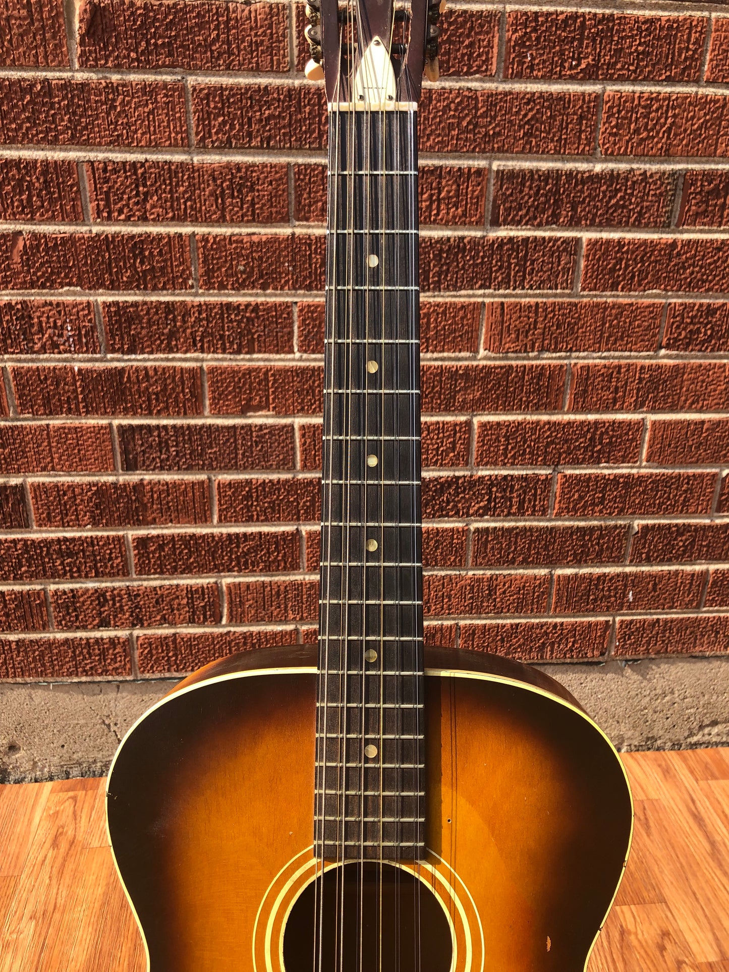 1960s Harmony Stella H912 12-String Acoustic Guitar Sunburst - Kurt Cobain