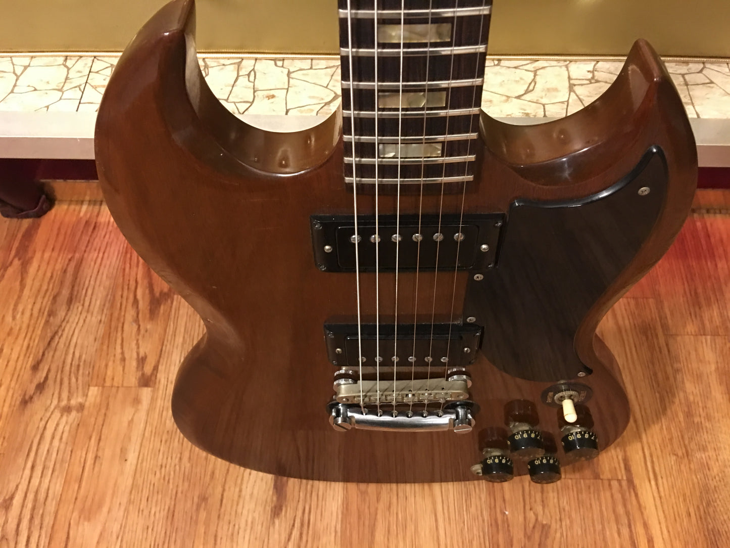 1973 Gibson SG Special Walnut Dual Humbuckers Excellent Condition OHSC