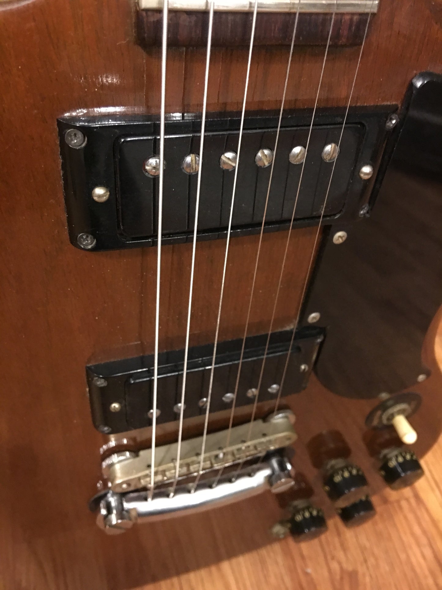 1973 Gibson SG Special Walnut Dual Humbuckers Excellent Condition OHSC
