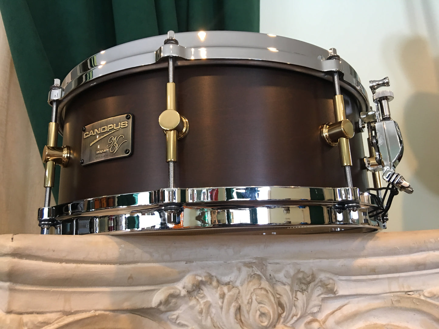 Canopus NV60-M1 Neo-Vintage 5.5"x14" Snare Drum - Bitter Brown