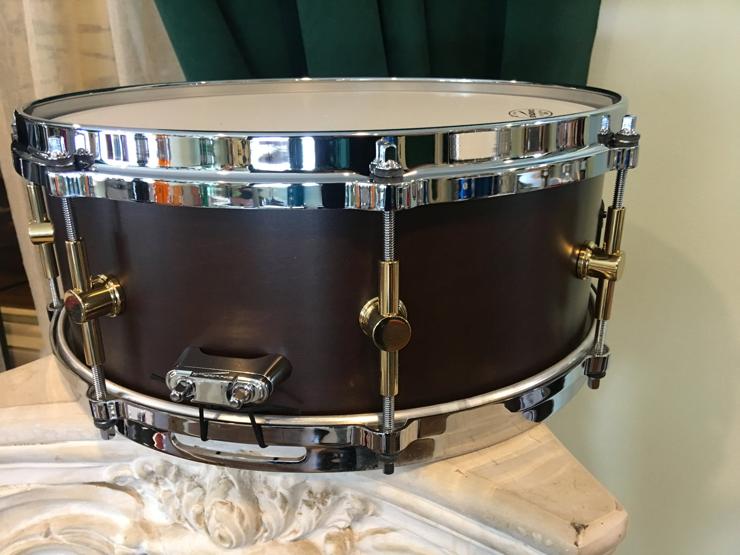 Canopus NV60-M1 Neo-Vintage 5.5"x14" Snare Drum - Bitter Brown