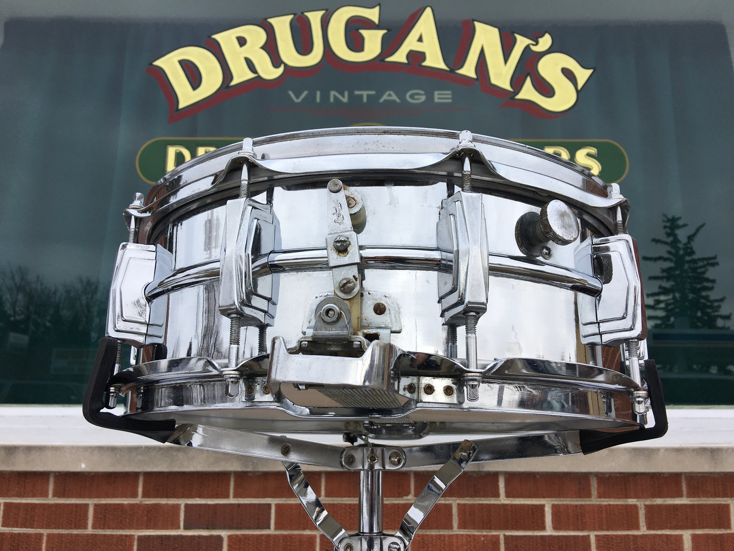 1960's Ludwig Super Sensitive Keystone Snare Drum 5x14