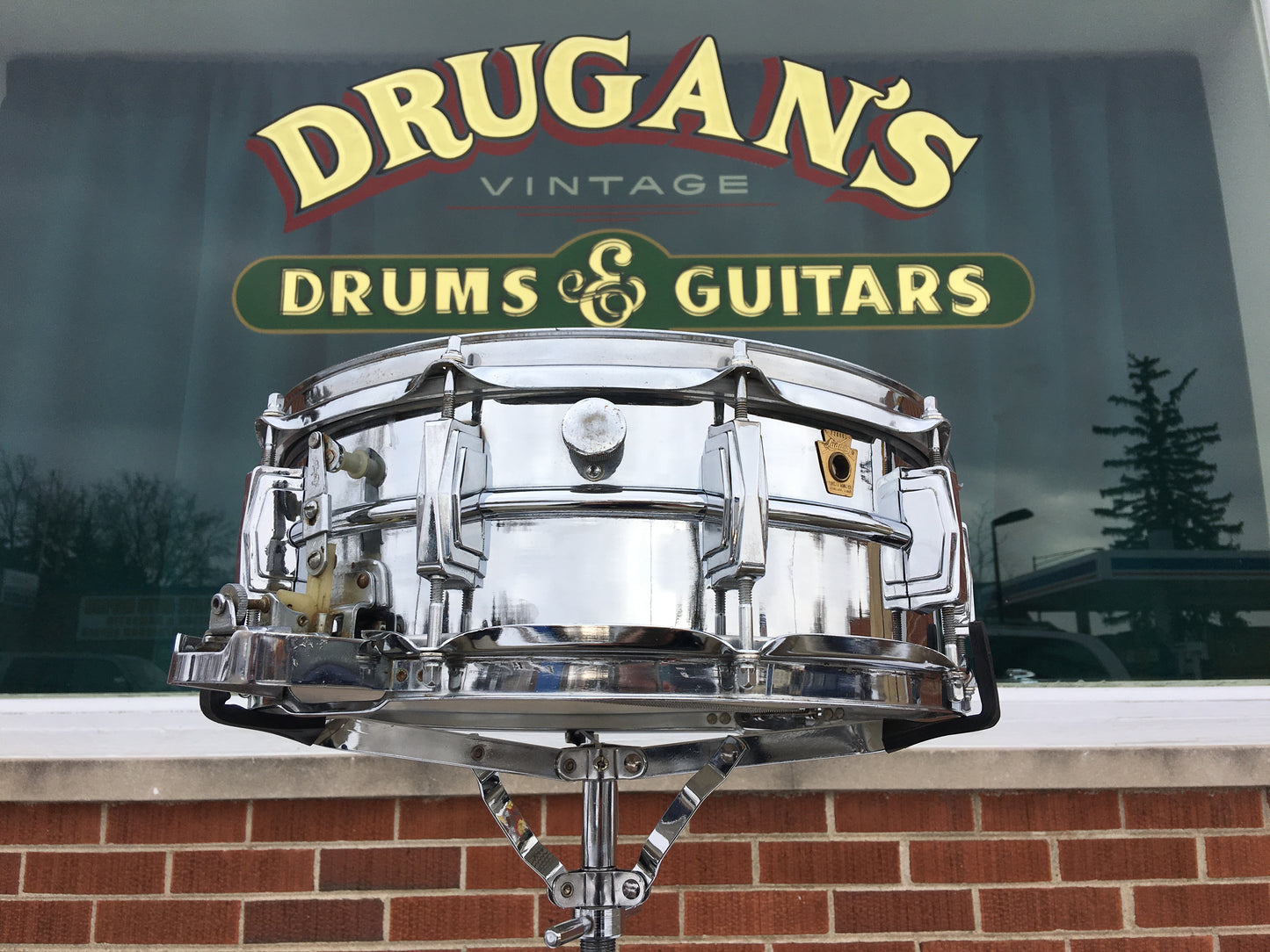 1960's Ludwig Super Sensitive Keystone Snare Drum 5x14
