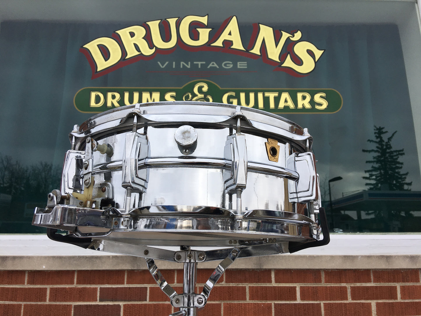 1960's Ludwig Super Sensitive Keystone Snare Drum 5x14