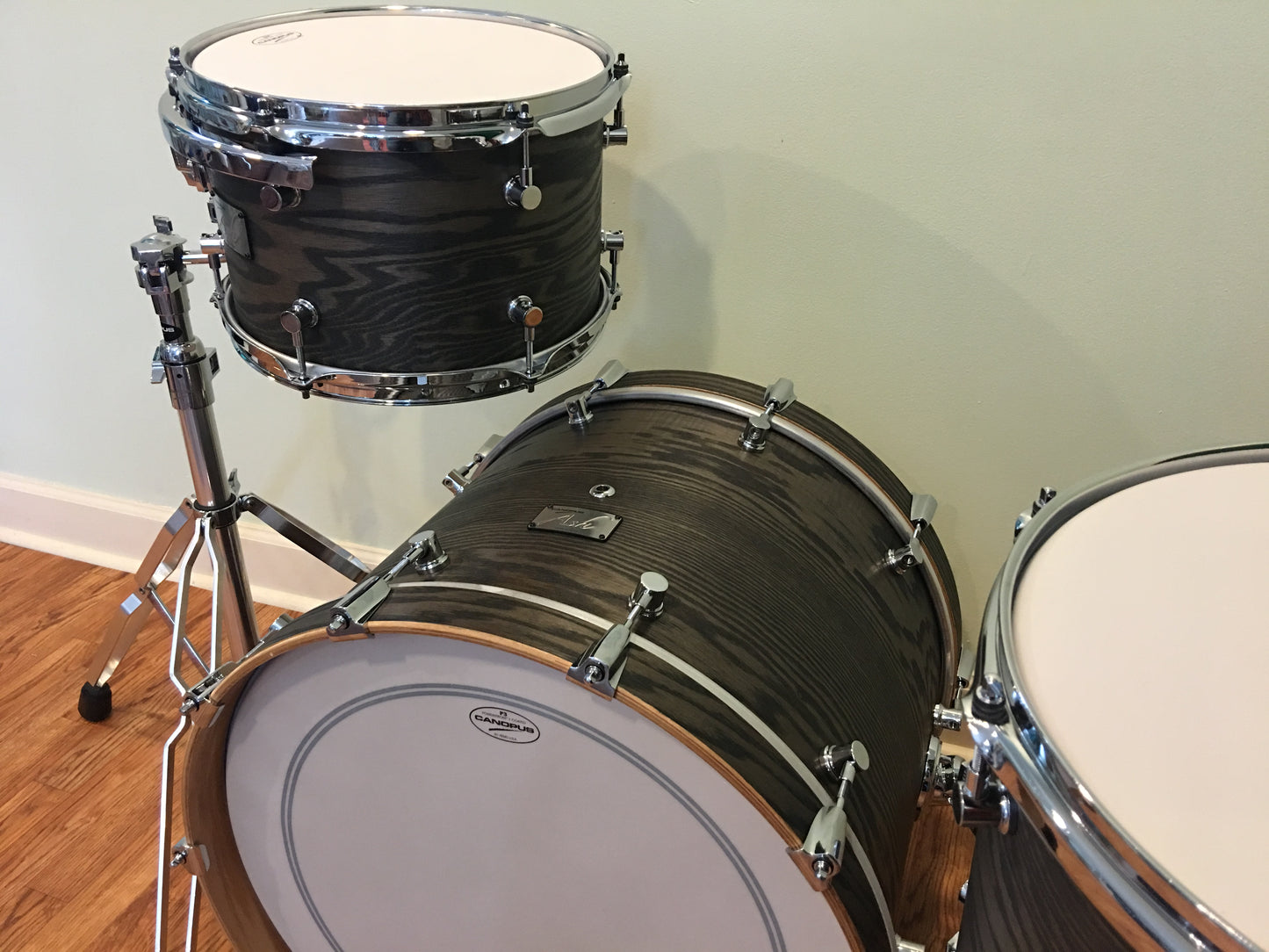 CANOPUS ASH SERIES STUDIO DRUM SET- BLACKISH ASH OIL - 20/12/14