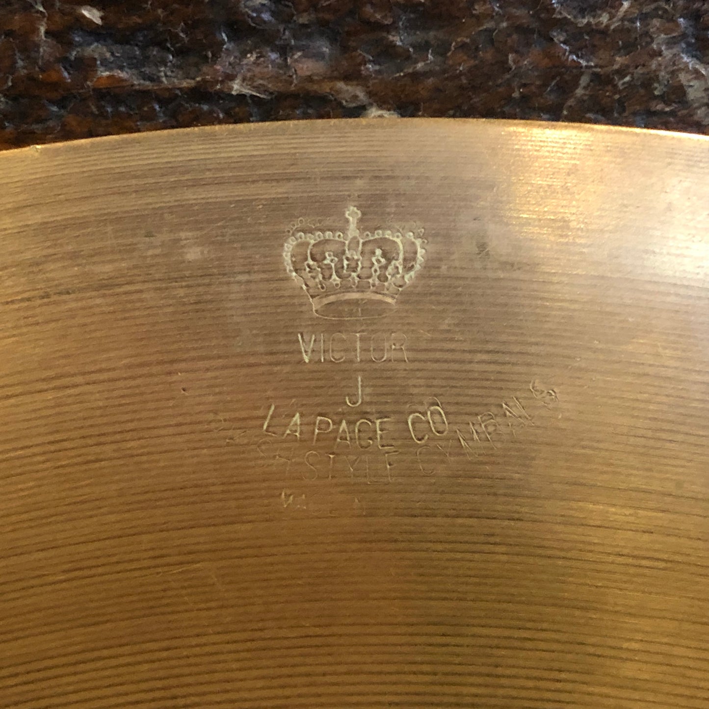 14" Victor J. La Page Hi-Hat Single / Crash / Splash Cymbal 614g