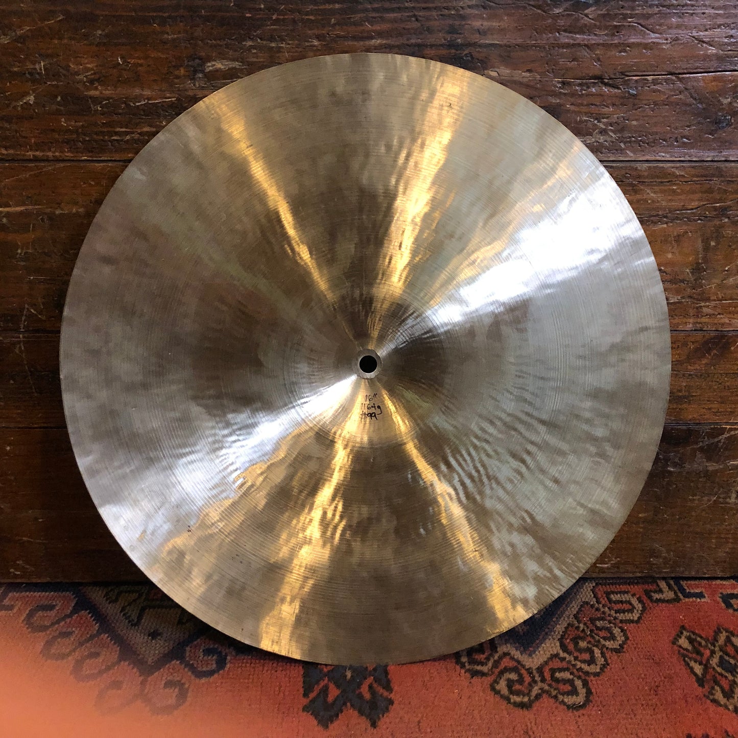 16" Italian Made 1960s Crash Ride Cymbal 1164g