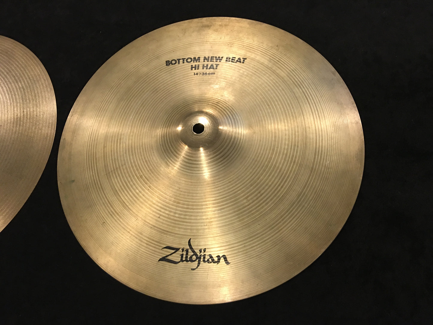 14" Zildjian A 1990s New Beat Hi Hat Cymbal Pair 1056/1336g #338
