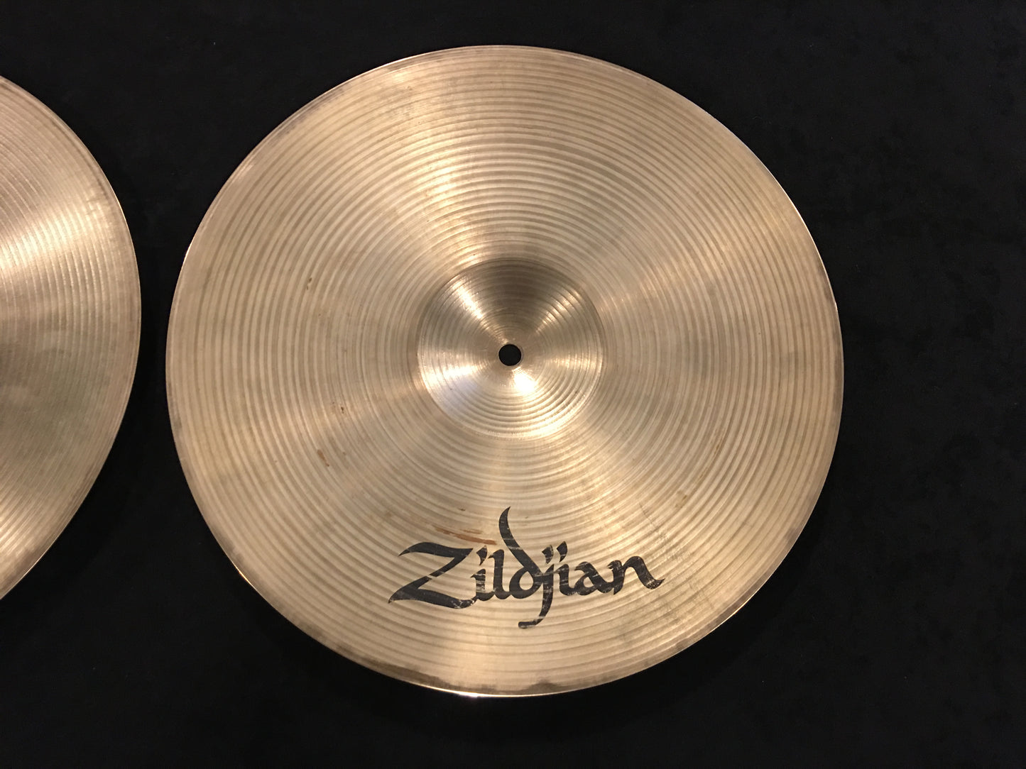 14" Zildjian A 1990s New Beat Hi Hat Cymbal Pair 1056/1336g #338