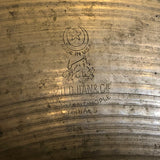 18" A. Zildjian & CIE Constantinople 1970s Crash Ride Cymbal 1560g #829