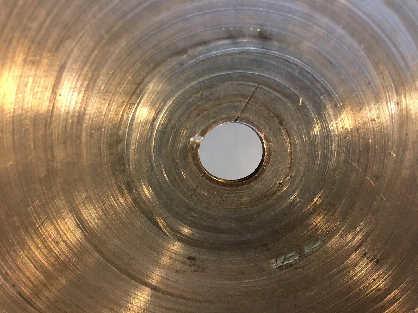 16" Zildjian A Early '50s Trans Stamp Crash Cymbal 844g #436