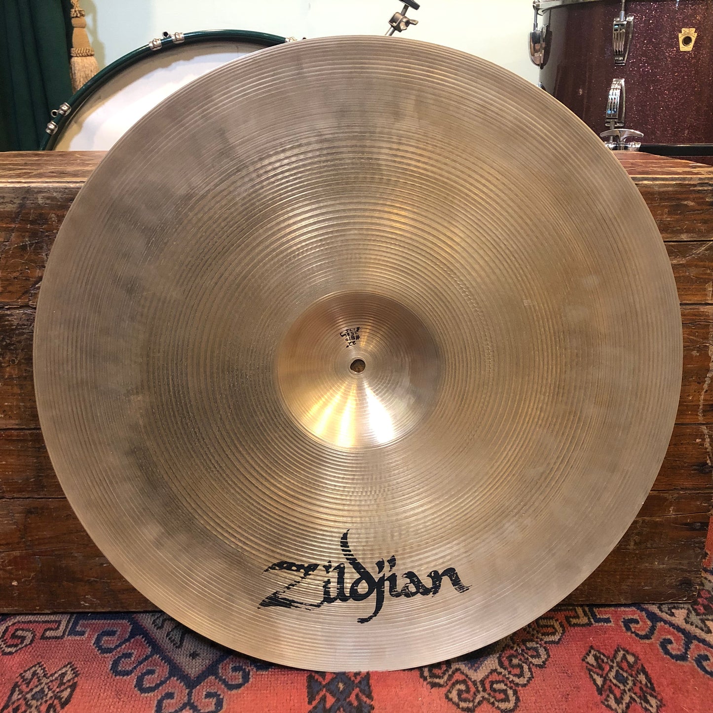 22" Zildjian A 1980s Ping Ride Cymbal 3586g #810