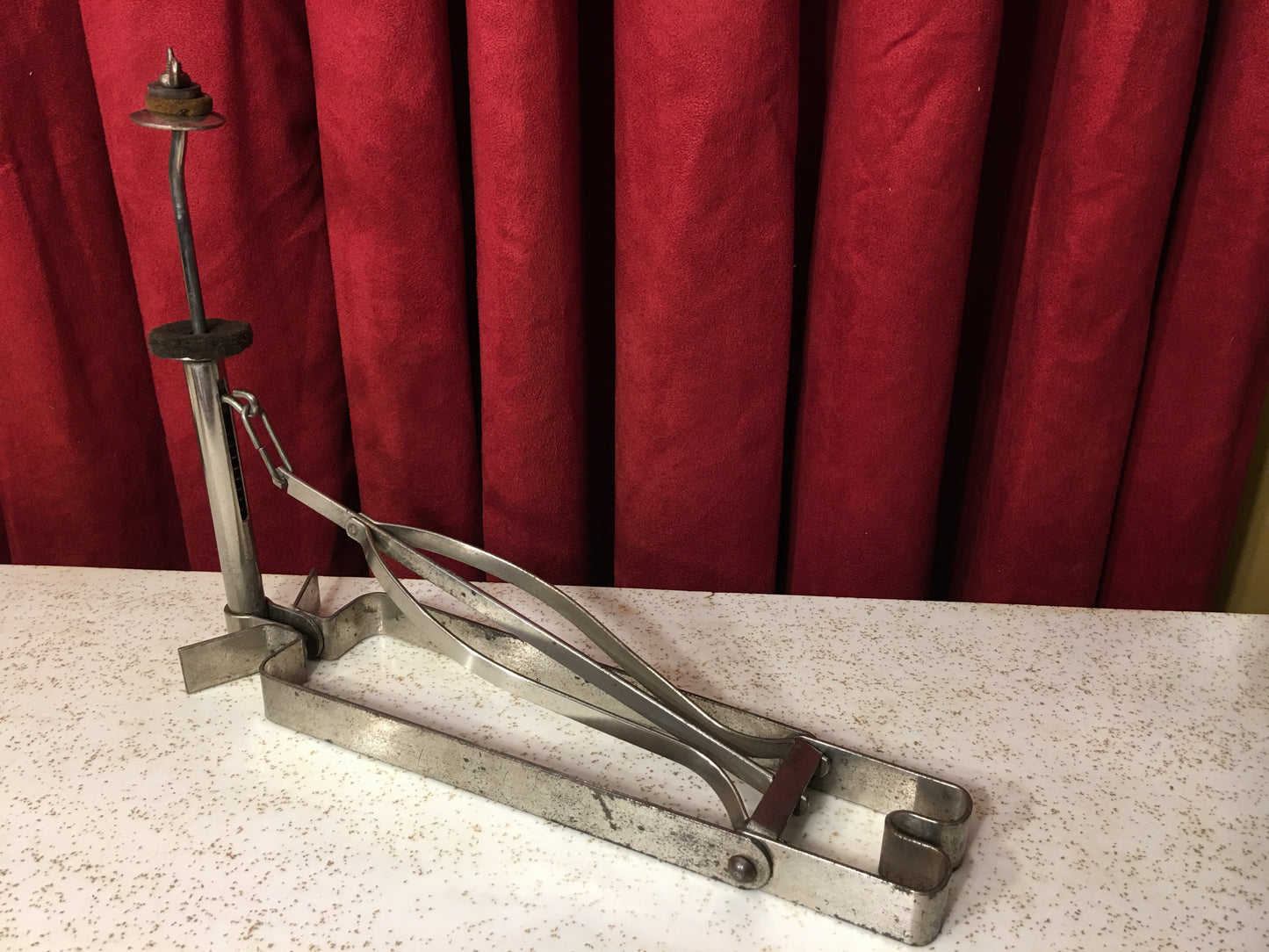 Early Walberg & Auge Low Boy Sock Hat / Hi-Hat Pedal w/ Ludwig Sock Cymbals