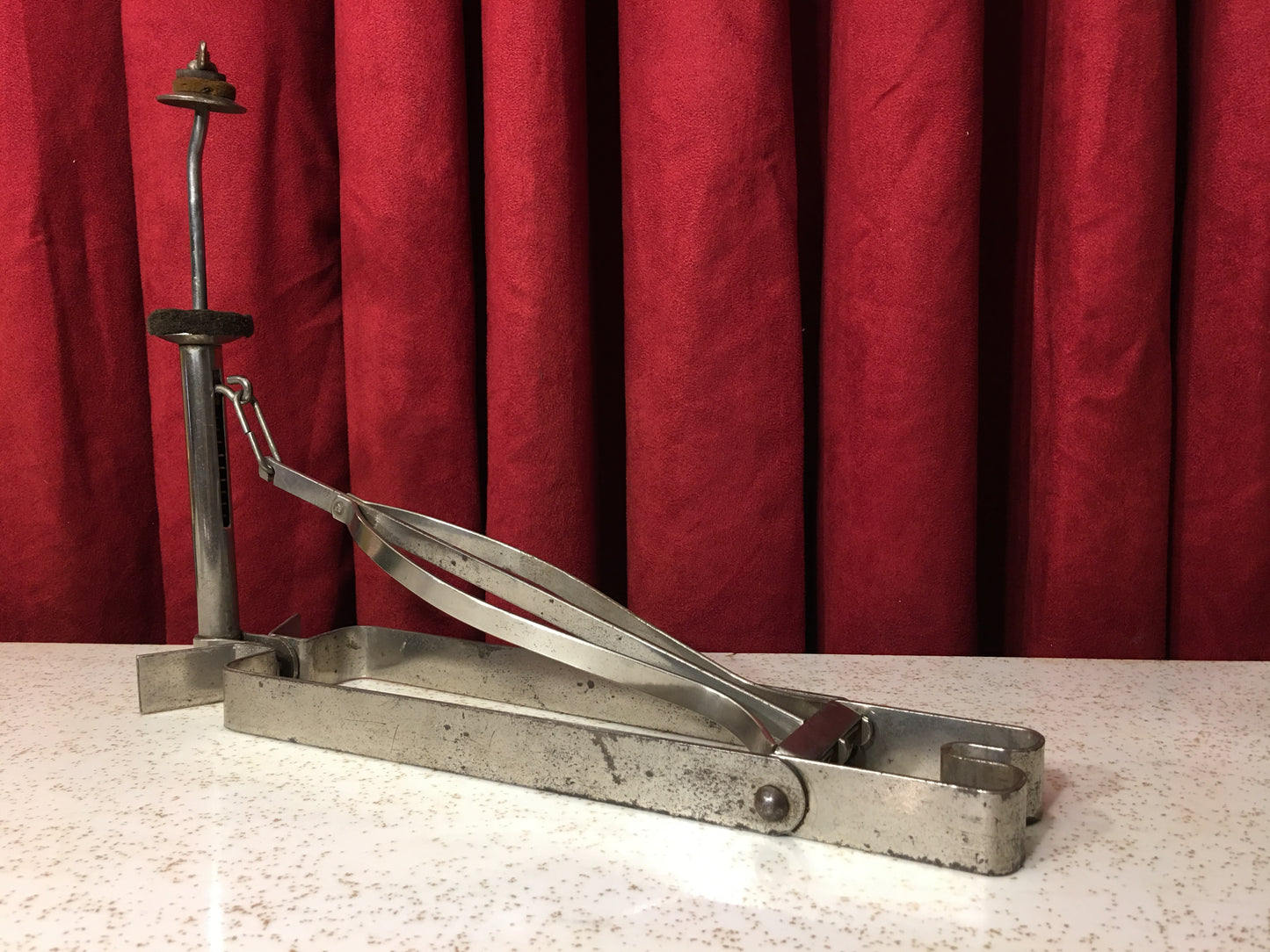 Early Walberg & Auge Low Boy Sock Hat / Hi-Hat Pedal w/ Ludwig Sock Cymbals