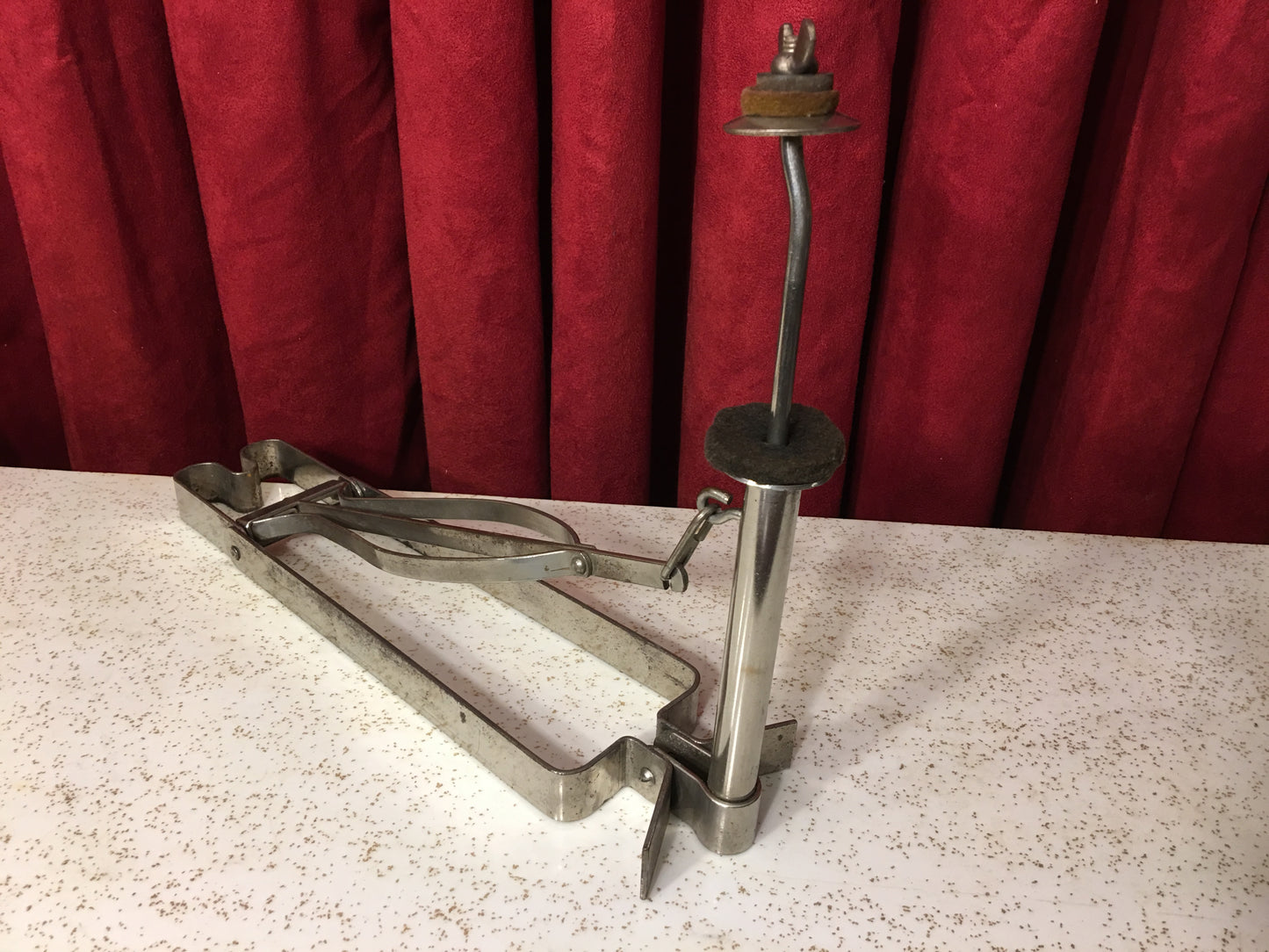 Early Walberg & Auge Low Boy Sock Hat / Hi-Hat Pedal w/ Ludwig Sock Cymbals