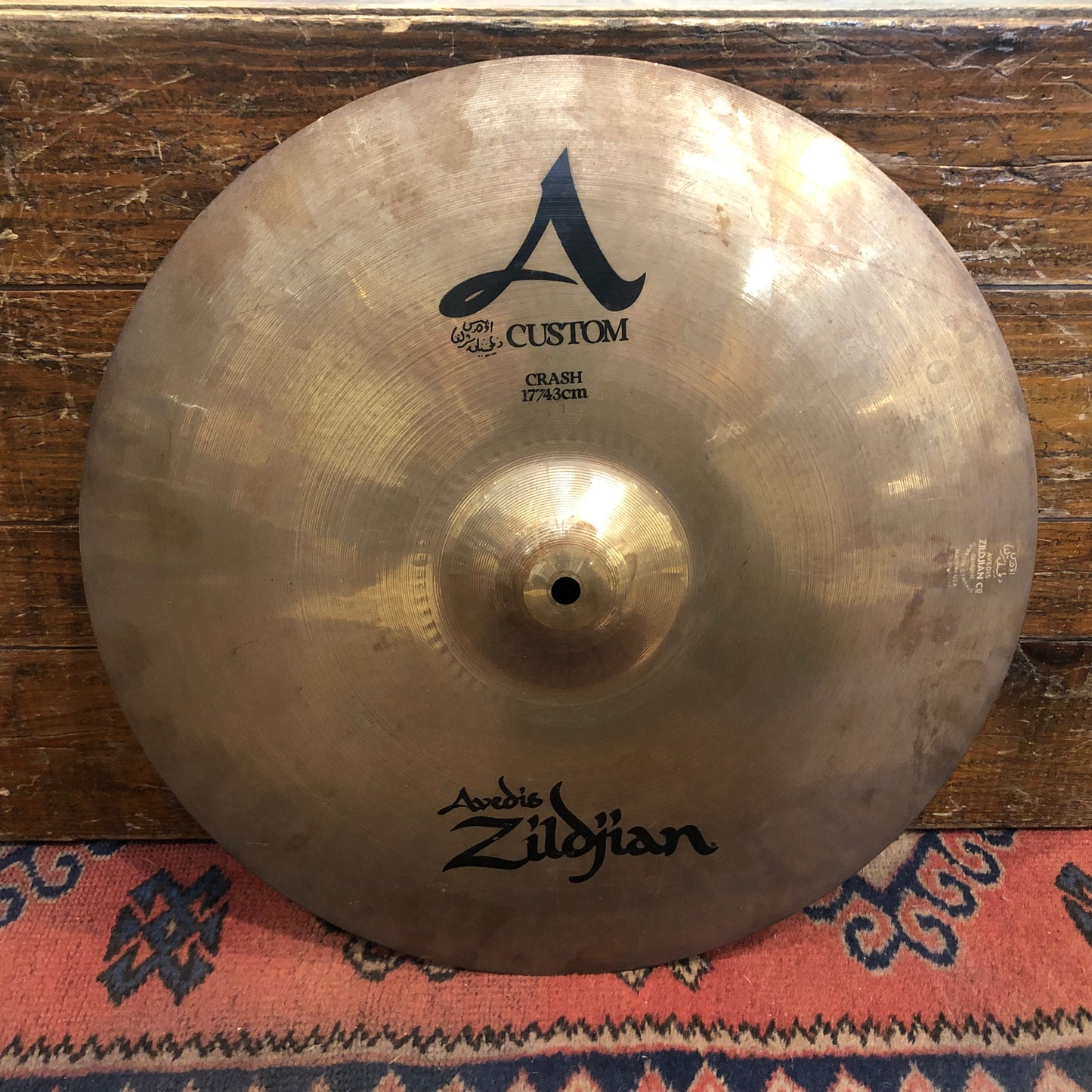 17" Zildjian A Custom Crash Cymbal Brilliant 1152g