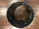 Vintage 1960's Slingerland 14x20 Green Satin Flame Pearl Bass Drum