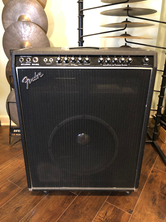 1978 Fender Studio Bass 200 Watt 1x15 Combo Amplifier