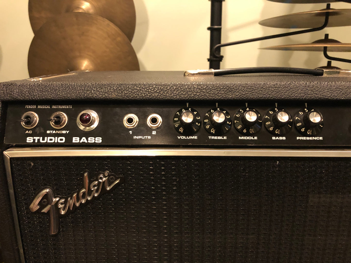 1978 Fender Studio Bass 200 Watt 1x15 Combo Amplifier