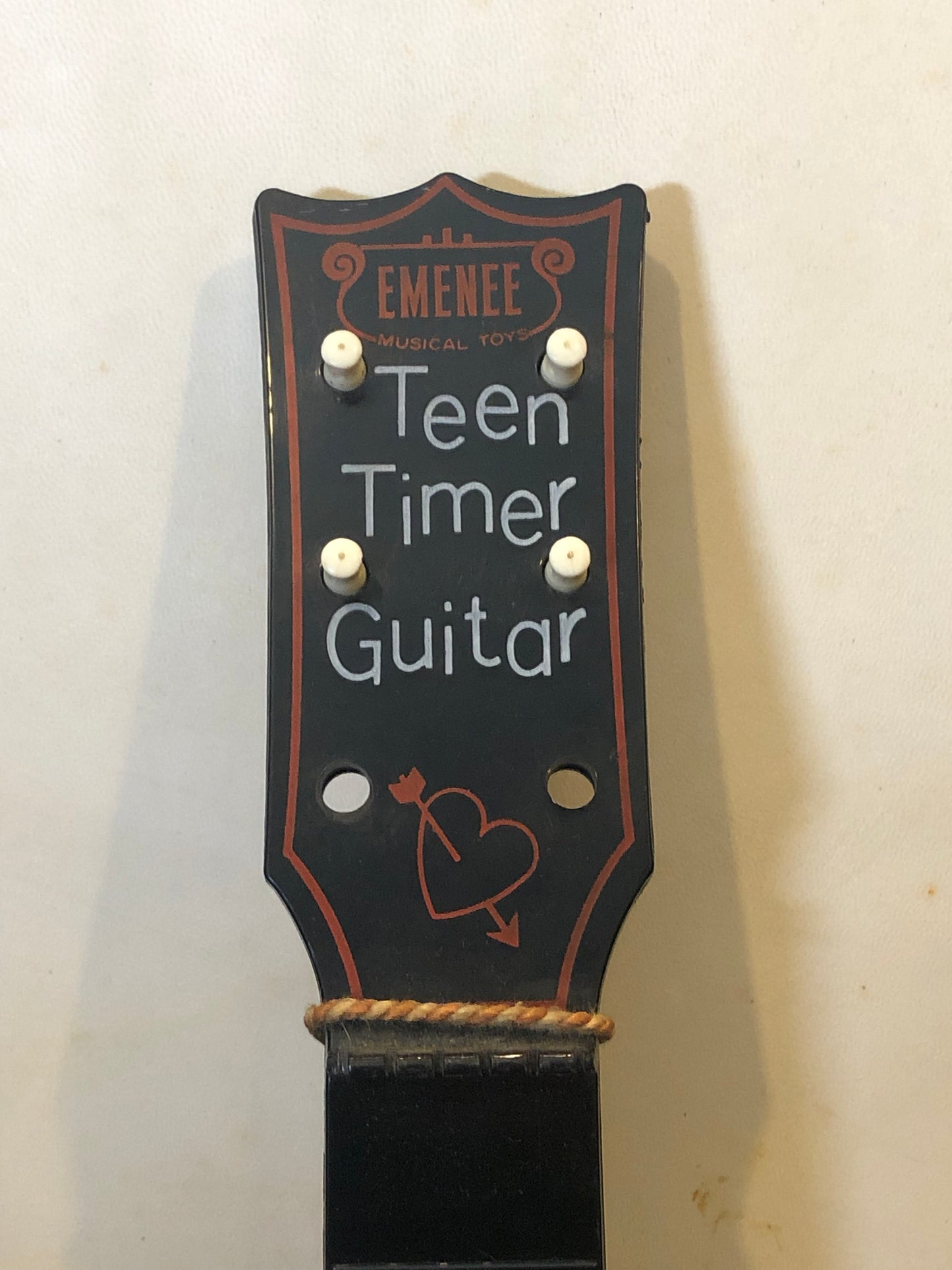 Vintage Emenee Plastic Toy Teen Timer Guitar